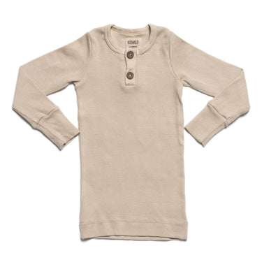KidWild Organic Vintage L/S Top, Oatmeal